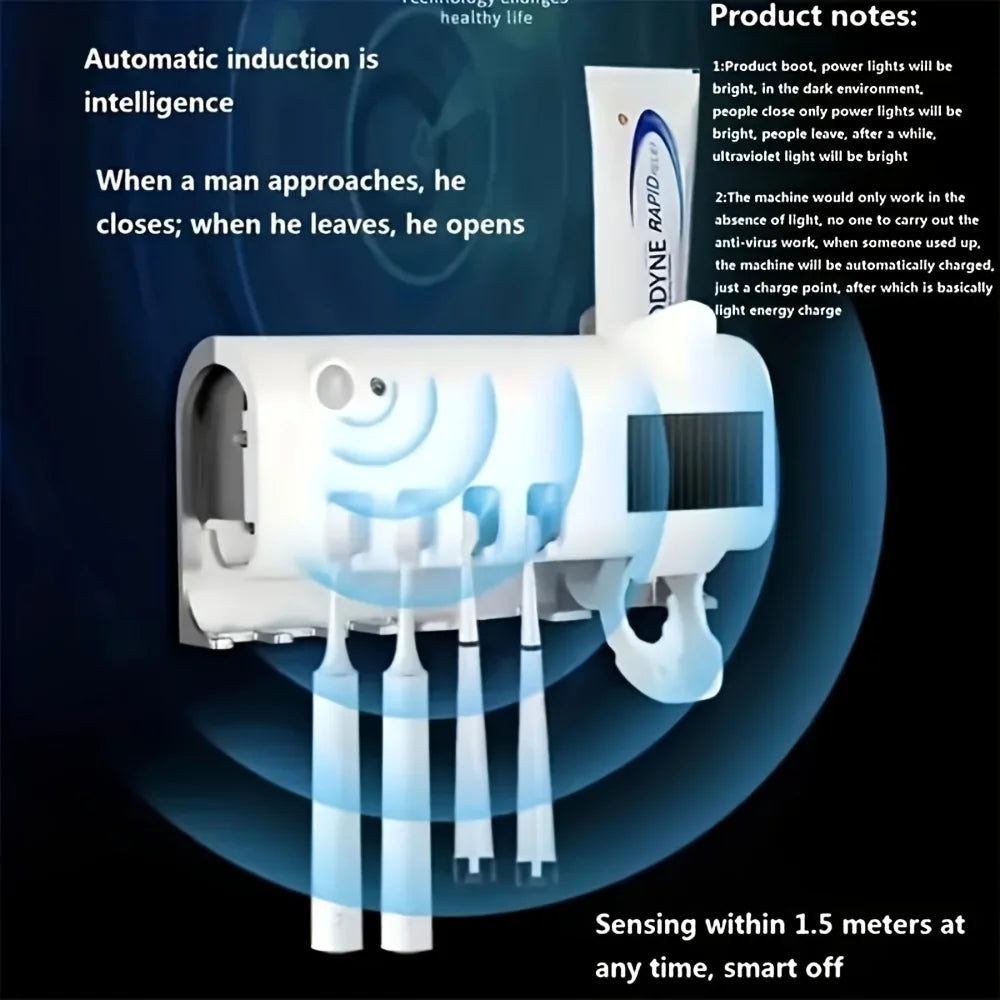 Uv smart tooth brush desinfector